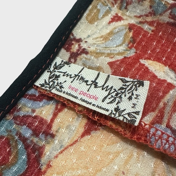 Free People Intimately Women’s Medium Floral Haze Printed Lace Mini Slip Dress - Picture 5 of 14